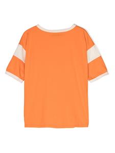 Bobo Choses Katoenen T-shirt met logoprint - Oranje
