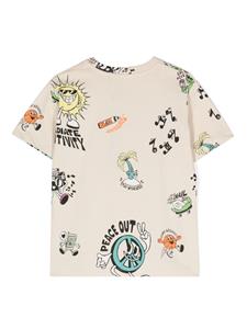 Molo Rodney graphic-print T-shirt - Beige