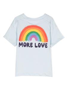 Molo More Love-print cotton T-shirt - Blauw
