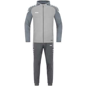 JAKO Performance Trainingsanzug Polyester mit Kapuze 845 - soft grey/steingrau