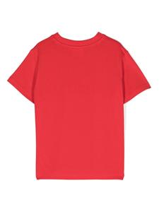 HUGO KIDS logo-print cotton T-shirt - Rood