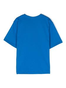 Moschino Kids Teddy Bear katoenen T-shirt - Blauw