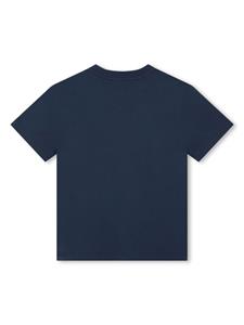 Lanvin Enfant T-shirt met luipaardprint - Blauw