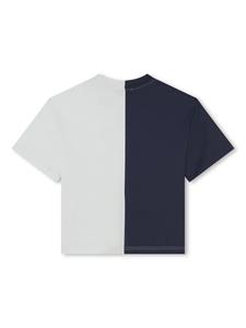 Lanvin Enfant Tweekleurig T-shirt - Blauw