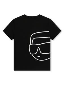 Karl Lagerfeld Kids T-shirt met print - Zwart