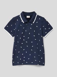 S.Oliver RED LABEL Poloshirt met all-over motief