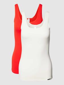 SKINY Tanktop met labeldetail in een set van 2 stuks