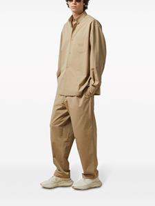 Gucci logo-embroidered track pants - Beige