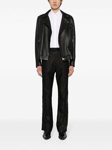 AMIRI pinstriped wool-blend trousers - Zwart