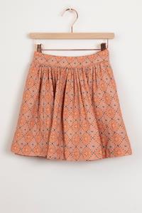 Sissy-Boy Oranje Rok Met Print