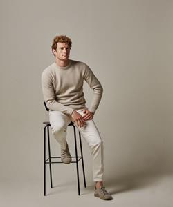 Profuomo Pullover Wolle Beige