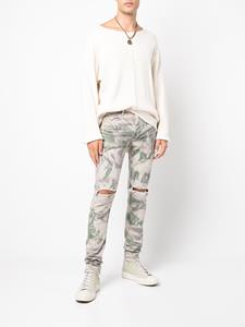 Purple Brand Jeans met camouflageprint - Veelkleurig