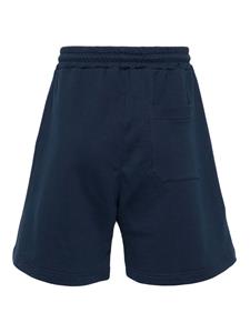 MSGM Shorts met logoprint - Blauw