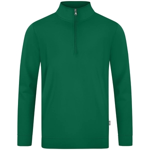 JAKO Doubletex Sweatshirt mit 1/4-Reißverschluss grün