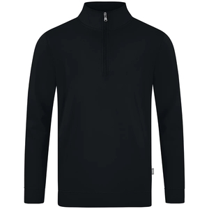 JAKO Doubletex Sweatshirt mit 1/4-Reißverschluss schwarz