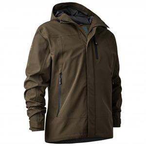 Deerhunter  Sarek Shell Jacket With Hood - Regenjas, zwart/bruin