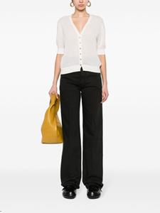 LEMAIRE High waist straight jeans - Zwart