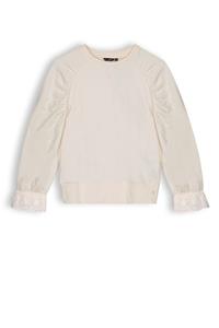 NoBell Meisjes sweater raglan - Kim - Pearled ivory