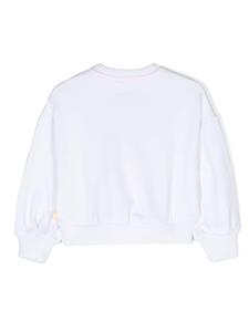 Billieblush graphic-print cotton sweatshirt - Wit