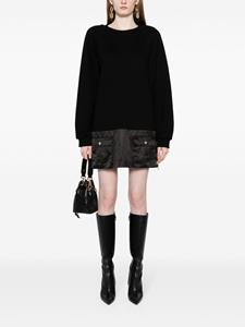 Cynthia Rowley Cozy cargo mini-jurk - Zwart
