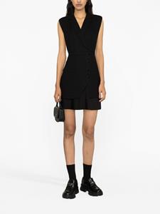 SANDRO Tweed mini-jurk - Zwart