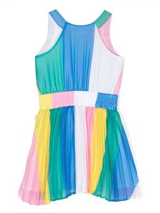 Billieblush colour-block striped dress - Roze