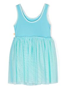 Billieblush sequined sleeveless tulle dress - Blauw