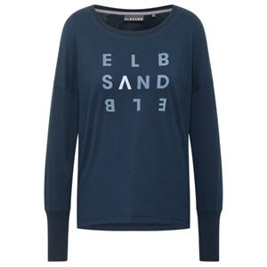 ELBSAND - Women's Ingiara T-Shirt - Longsleeve, blauw