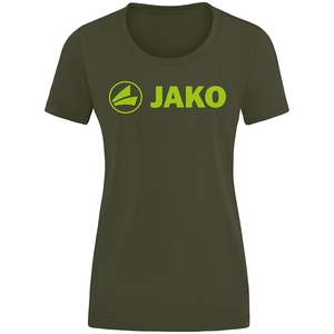 JAKO Promo T-Shirt Kinder khaki/neongrün