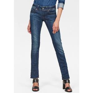 G-Star RAW Straight jeans Midge Saddle Straight 5-pocketsmodel met markante stiknaden