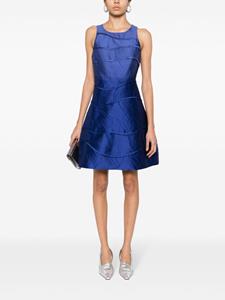 Giorgio Armani texture sleeveless dress - Blauw