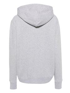 Autry logo-print mélange hoodie - Grijs