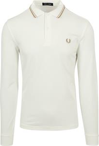 Fred Perry Longsleeve Polo Off White U83