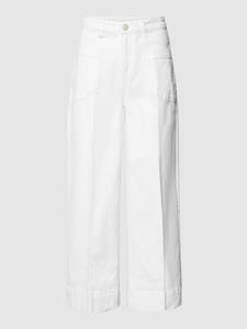 RAFFAELLO ROSSI Wide leg jeans met persplooien, model 'MIRU'