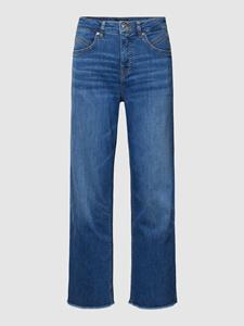 Opus Mom fit jeans met rafels, model 'Momito Fresh'