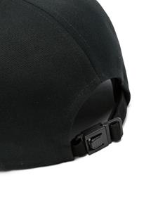 Moncler logo-appliqué baseball cap - Zwart