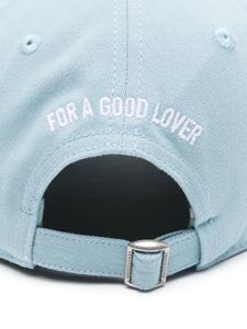 Dsquared2 slogan-embroidered baseball cap - Blauw