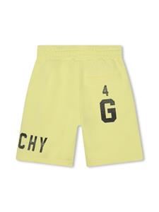 Givenchy Kids Shorts met logopatch - Geel