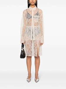 Zadig&Voltaire Justicia floral-lace skirt - Beige