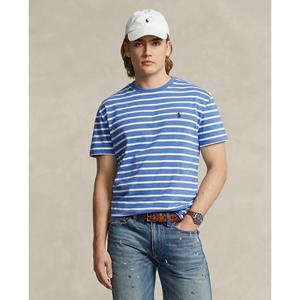 Polo Ralph Lauren Gestreiftes Classic-Fit Jersey-T-Shirt - New England Blue/White - L