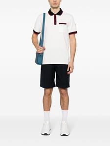 Moncler Poloshirt met logopatch - Wit