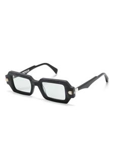 Kuboraum Mask Q9 zonnebril met rechthoekig montuur - Zwart