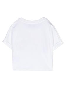 Moschino Kids Teddy Bear cotton T-shirt - Wit