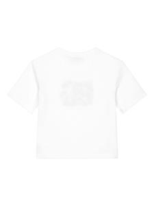 Dolce & Gabbana Kids Flower Power-print cotton T-shirt - Wit