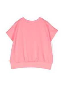 Billieblush ice cream-sequined jersey T-shirt - Roze