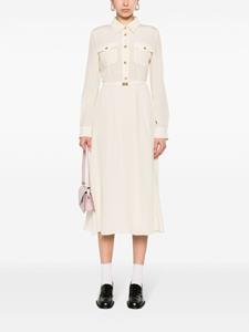 Miu Miu Midi-jurk van crêpe - Beige