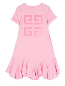 Givenchy Kids logo-print cotton dress - Roze