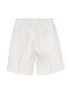 Paolo Pecora Kids herringbone tailored shorts - Wit