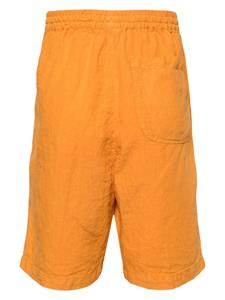 120% Lino linen bermuda shorts - Oranje