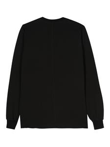 Rick Owens seam-detail cotton sweatshirt - Zwart